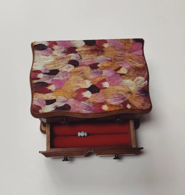 PRESSED DAHLIA JEWELRY BOX