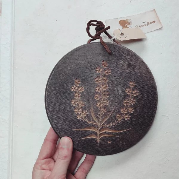 HAND ENGRAVED WOOD PANEL