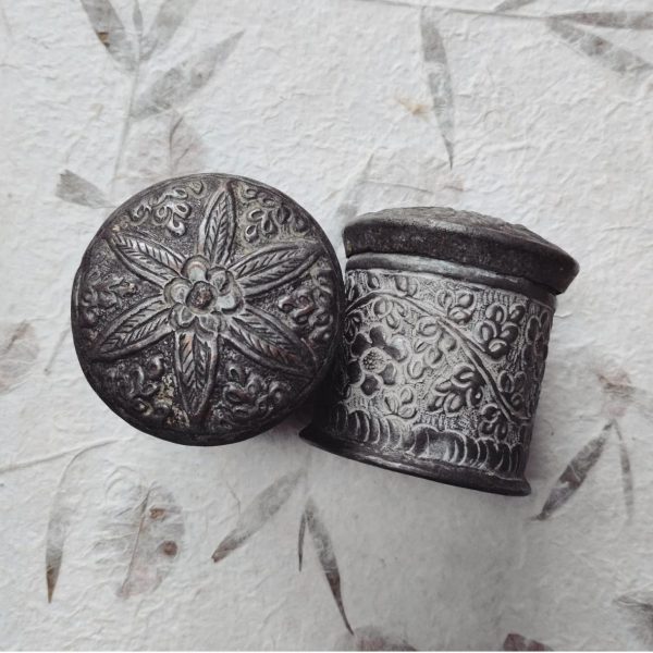 ANTIQUE DECORATED JARS
