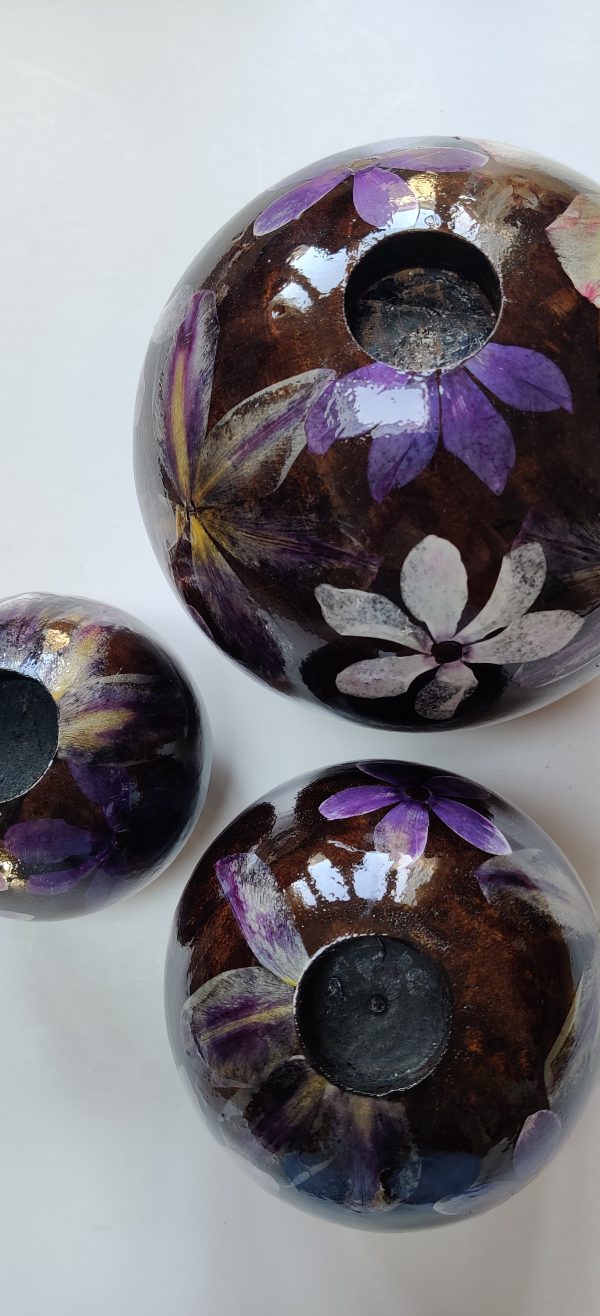 PRESSED FLOWER BALLS 3X - Afbeelding 2
