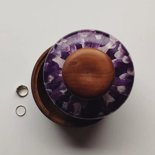 PRESSED CYCLAAM JEWELRY BOX - Afbeelding 3