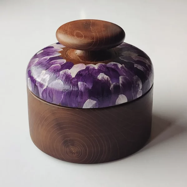 PRESSED CYCLAAM JEWELRY BOX