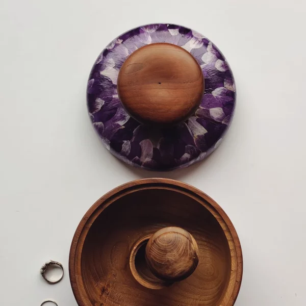 PRESSED CYCLAAM JEWELRY BOX - Afbeelding 2
