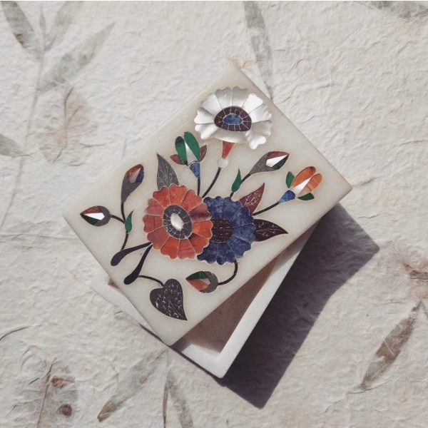 MARBLE FLOWER BOX