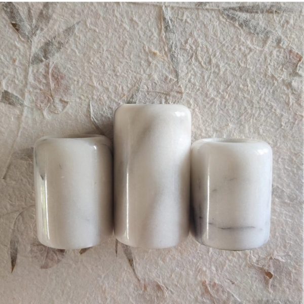 MARBLE CANDLEHOLDERS
