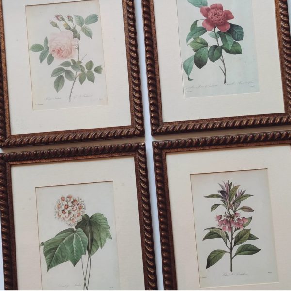 ANTIQUE FLORAL PRINT FRAME (1) - Afbeelding 2
