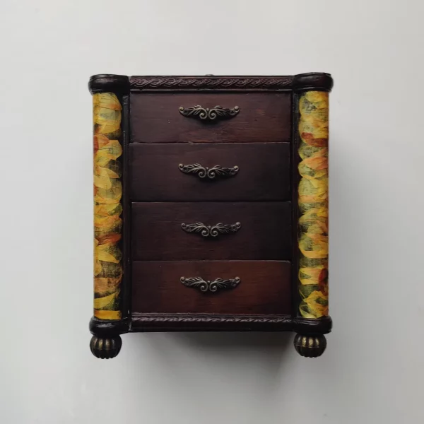PRESSED DAHLIA JEWELRY BOX
