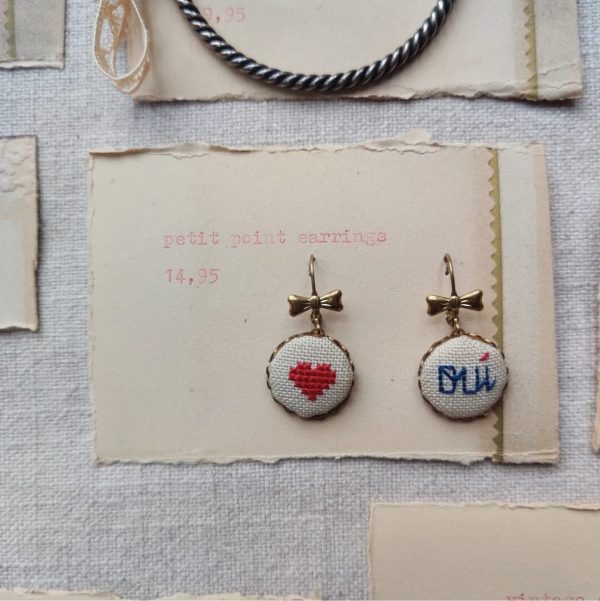 PETIT POINT EARRINGS