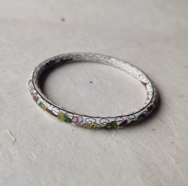 CLOISONNE BRACELET GREEN