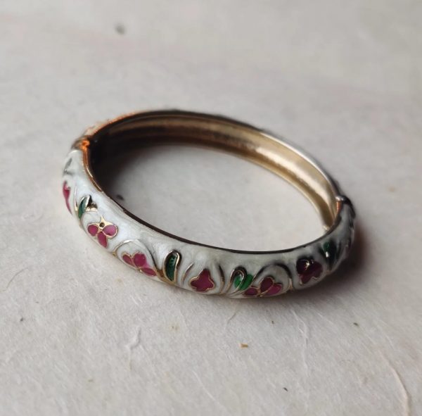 CLOISONNE BRACELET RED