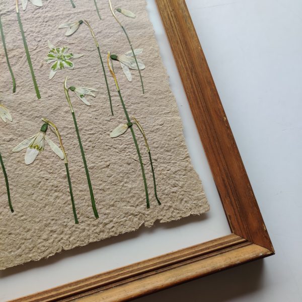 DUTCH TILE FRAME XXL SNOWDROPS - Afbeelding 3