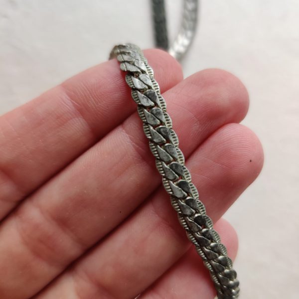 VINTAGE NECKLACE REAL SILVER - Afbeelding 2